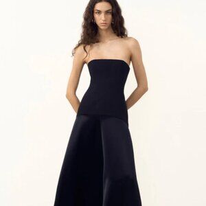 Shona Joy Adri Strapless Panelled Maxi Dress